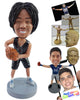 Custom Bobblehead Cool basketball player moving the ball wearing sleeveless jersey and shorts - Sports & Hobbies Basketball Personalized Bobblehead & Action Figure
