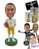 Custom Bobblehead Male Football Player With A Football In Hand Will Be A Force To Stop - Sports & Hobbies Football Personalized Bobblehead & Cake Topper