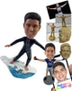Custom Bobblehead Pro surfer dude showing some cool moves on the surfboard - Sports & Hobbies Surfing & Water Sports Personalized Bobblehead & Action Figure