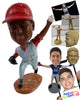 Custom Bobblehead Baseball Pitcher trowing the ball at a very high speed to his oponent - Sports & Hobbies Baseball & Softball Personalized Bobblehead & Action Figure