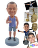 Custom Bobblehead Nice dude giving a thumbs up on a good hot day wearing a tank top and shorts - Sports & Hobbies Yoga & Relaxation Personalized Bobblehead & Action Figure