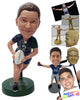 Custom Bobblehead Rugby female player dribbling and running to score with the ball in hand - Sports & Hobbies Football Personalized Bobblehead & Action Figure