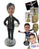 Custom Bobblehead Female Coach Giving Some Instructions To The Team - Sports & Hobbies Volleyball Personalized Bobblehead & Cake Topper