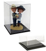 Custom Bobblehead Smart Baseball Fan Couple - Wedding & Couples Couple Personalized Bobblehead & Cake Topper