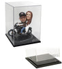 Acrylic Display Case With Black Base - Clear Box Showcase