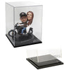 Custom Bobblehead Man Pointing Towards His Stylish Hat - Leisure & Casual Casual Males Personalized Bobblehead & Cake Topper