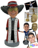 Custom Bobblehead Super Cool Dude In Fancy Gown - Super Heroes & Movies Movie Characters Personalized Bobblehead & Cake Topper