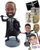 Custom Bobblehead Evil warrior wearing a suit from outter space and holding a laser sword - Super Heroes & Movies Movie Characters Personalized Bobblehead & Action Figure
