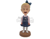 Custom Bobblehead Baby Girl In A Fashionable Summer Dress - Parents & Kids Babies & Kids Personalized Bobblehead & Cake Topper