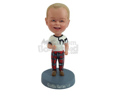 Custom Bobblehead Fashionable lookng kid wearng t-shrt and nice pants - Parents & Kids Babies & Kids Personalized Bobblehead & Action Figure