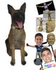 Custom Bobblehead German Shepherd Dog - Pets & Animals Dogs Personalized Bobblehead & Cake Topper