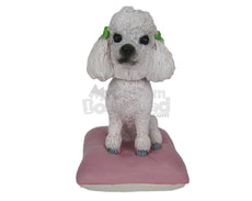 Custom Bobblehead Poodle Pet Dog - Pets & Animals Dogs Personalized Bobblehead & Cake Topper