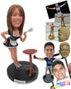 Custom Bobblehead French Maid Cleaning The House - Sexy & Funny Sexy & Naughty Personalized Bobblehead & Cake Topper