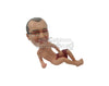 Custom Bobblehead Naughty Naked Man Relaxing - Sexy & Funny Sexy & Naughty Personalized Bobblehead & Cake Topper