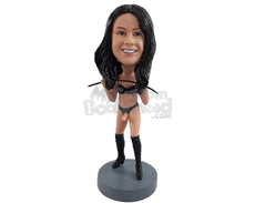 Custom Bobblehead Sexy Female dominant ready to gain control on anyone - Sexy & Funny Sexy & Naughty Personalized Bobblehead & Action Figure