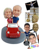 Custom Bobblehead Nice casual couple driving  around wearing t-shirts - Motor Vehicles Cars, Trucks & Vans Personalized Bobblehead & Action Figure