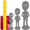 Custom Bobblehead Tall Royal Guard With Sword - Super Heroes & Movies Movie Characters Personalized Bobblehead & Cake Topper